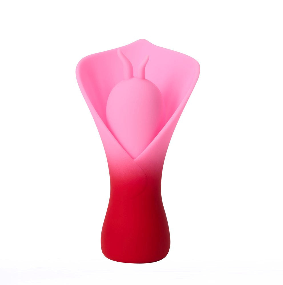 Maia Toys Maia MINA Rechargeable Fluttering Flower Stimulator Clitoral - Red - Personal Massagers