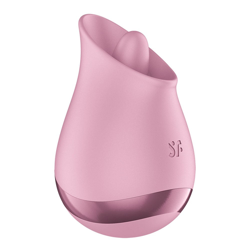 Satisfyer Tongue Player Rechargeable Clitoral Stimulator Flicking Motion - - Clit Ticklers and Pulsators