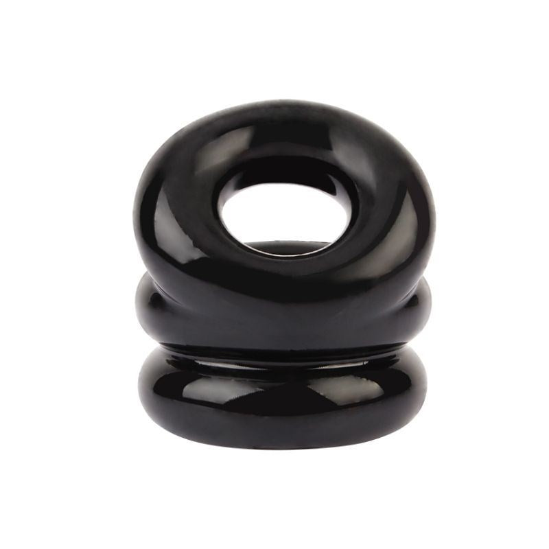 Chisa Stacked Dual Pleasure Male Pleasure Cock Ring - - Stretchy Cock Rings