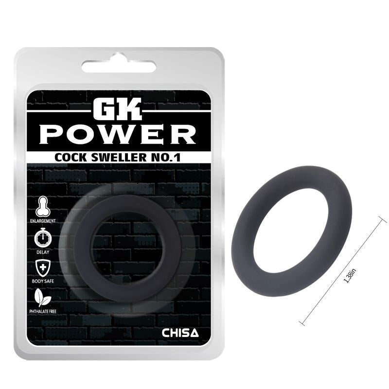 Chisa Cock Sweller Silicone Ball And Cock Ring Premium Silicone Design - Ring 1 - Stretchy Cock Rings