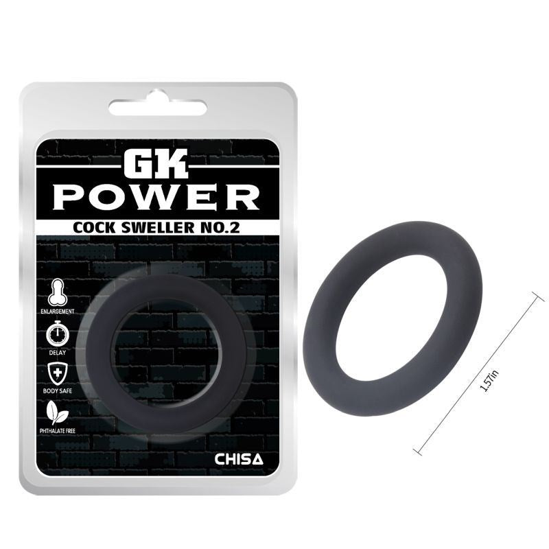 Chisa Cock Sweller Silicone Ball And Cock Ring Premium Silicone Design - Ring 2 - Stretchy Cock Rings