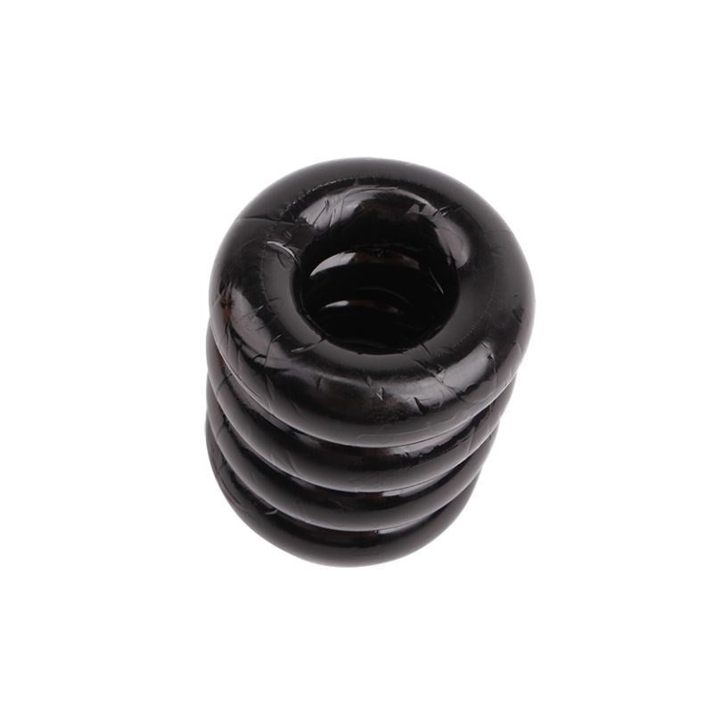Chisa Quadplay Male Pleasure Ball and Cock Ring Four Ring Design - - Stretchy Cock Rings