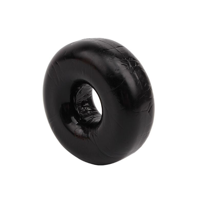 Chisa Fat O Erection Enhancer Ball and Cock Ring Extra Thick Design - Black - Stretchy Cock Rings