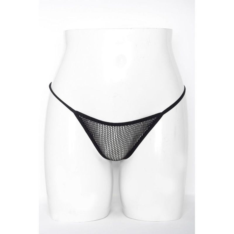 Yelete Mesh Net G String Lingerie With Sheer Net Black Intimate Apparel - - G-Strings, Panties and Shorts