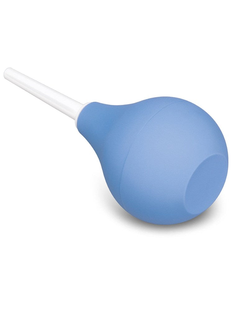 B Vibe Compact Anal Cleansing Enema Douche with Easy Squeeze Bulb - - Enemas and Douches
