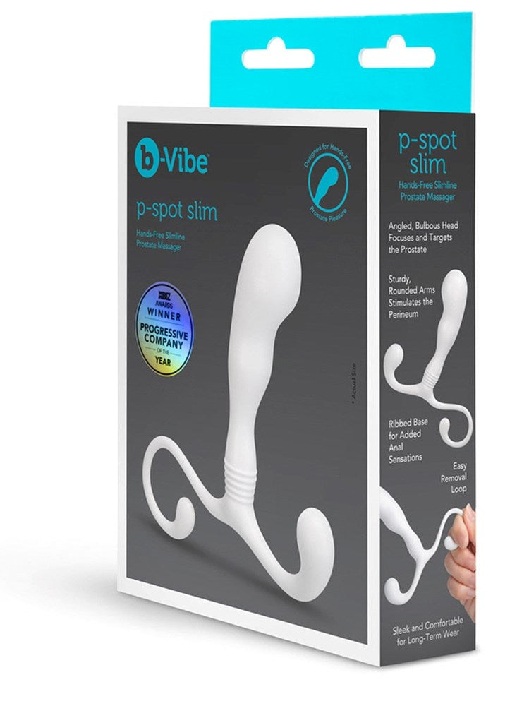 B Vibe Slim Hands Free Slimline Prostate Massager Hands Free Design - - Prostate Toys