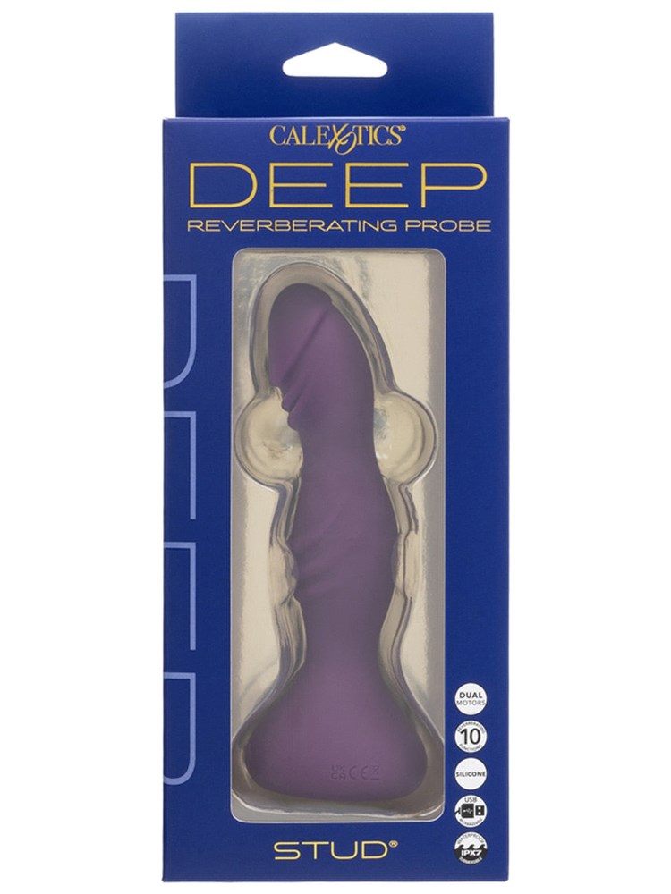 California Exotics Deep Stud 10 Functions Vibrating Dildo USB Rechargeable - - Vibrating Dildos