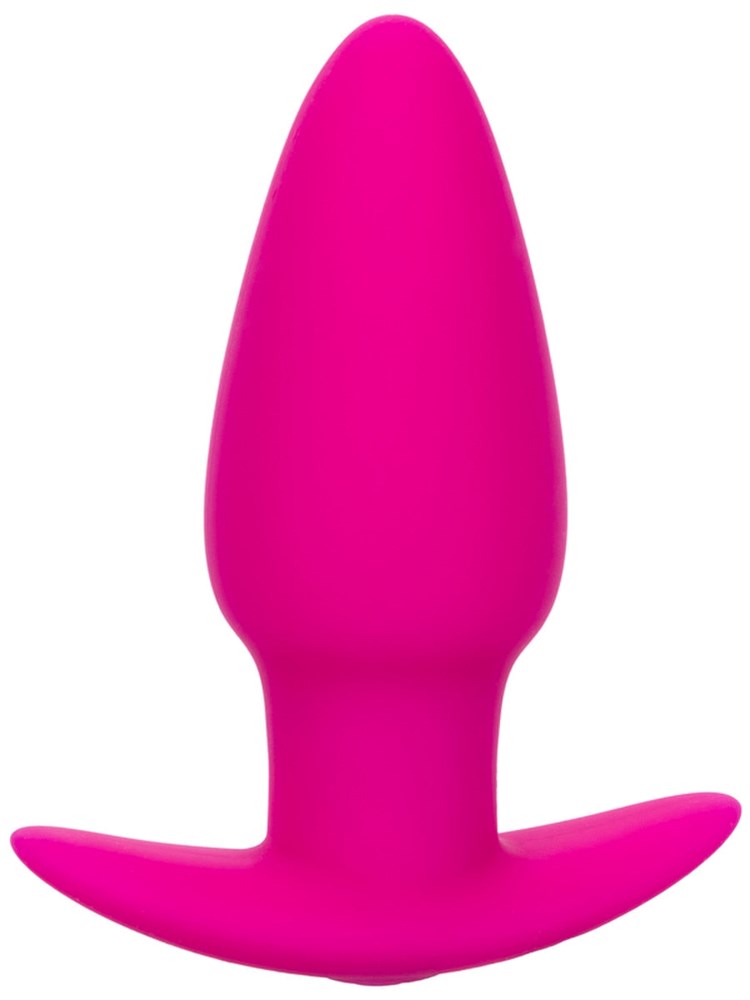 California Exotics Basic Essentials Rechargeable Tapered Anal Probe - Pink - Butt Plugs