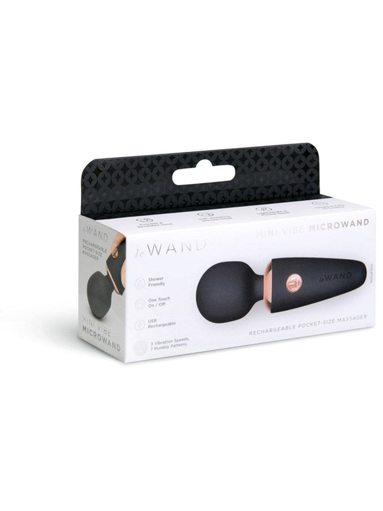 Le Wand Mini Micro Multi Functions Wand Massager Compact Travel Vibrator - - Body Wands