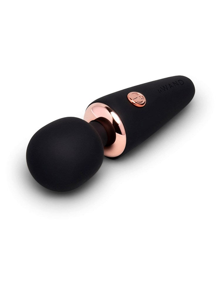 Le Wand Mini Micro Multi Functions Wand Massager Compact Travel Vibrator - Black - Body Wands