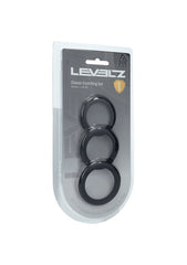 Shots LEVELZ Classic Silicone Cock Ring Set L/XL/XXL - Cock Ring Sets