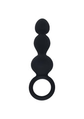 Shots LEVELZ Beaded Silicone Anal Probe with Loop - Anal Beads and Balls