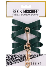 Sportsheets Indica Cutout Bondage Hand Cuffs - Cuffs And Restraints