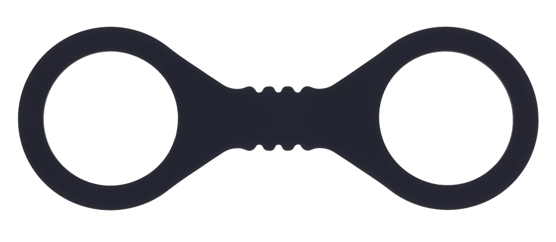 Sex & Mischief Shadow Silicone Wrist Cuffs Black - - Cuffs And Restraints