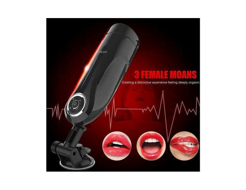S Hande Elisa Hands Free Smart Auto Male Stroker with Thrusting Action - - Masturbators and Strokers