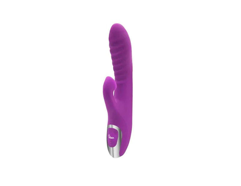 Viben Frenzy Suction 12 Function Rabbit Vibrator Berry Dual Motor Stimulation - - Rabbit Vibrators