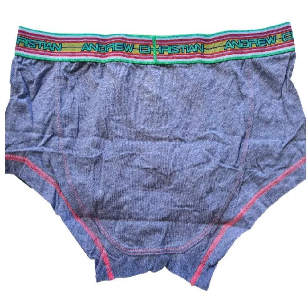 Andrew Christian Andres Christian Show It Tagless Men Boxer Grey Enhancement - - Mens Briefs And Boxers