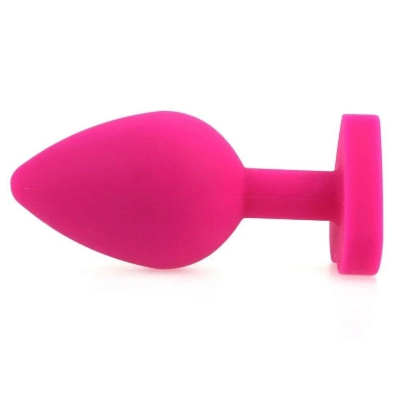 BDStyle Heart-Shaped Silicone Anal Plug - Beginner-Friendly Excitement - - Butt Plugs