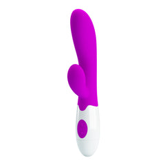 Baile Alvis Multi Functions Rabbit Vibrator - Purple - Rabbit Vibrators
