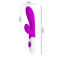 Baile Alvis Multi Functions Rabbit Vibrator - - Rabbit Vibrators