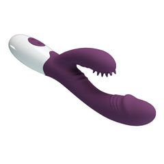 Pretty Love Andre Silicone Dual Rabbit Stimulator - - Rabbit Vibrators