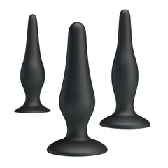 Pretty Love Beginners Mini Silicone Anal Plug Kit - - Butt Plugs