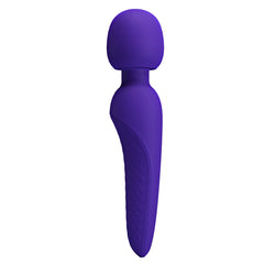 Baile Pretty Love MEREDITH Silicone Body Wand Vibrator - Purple - Body Wands