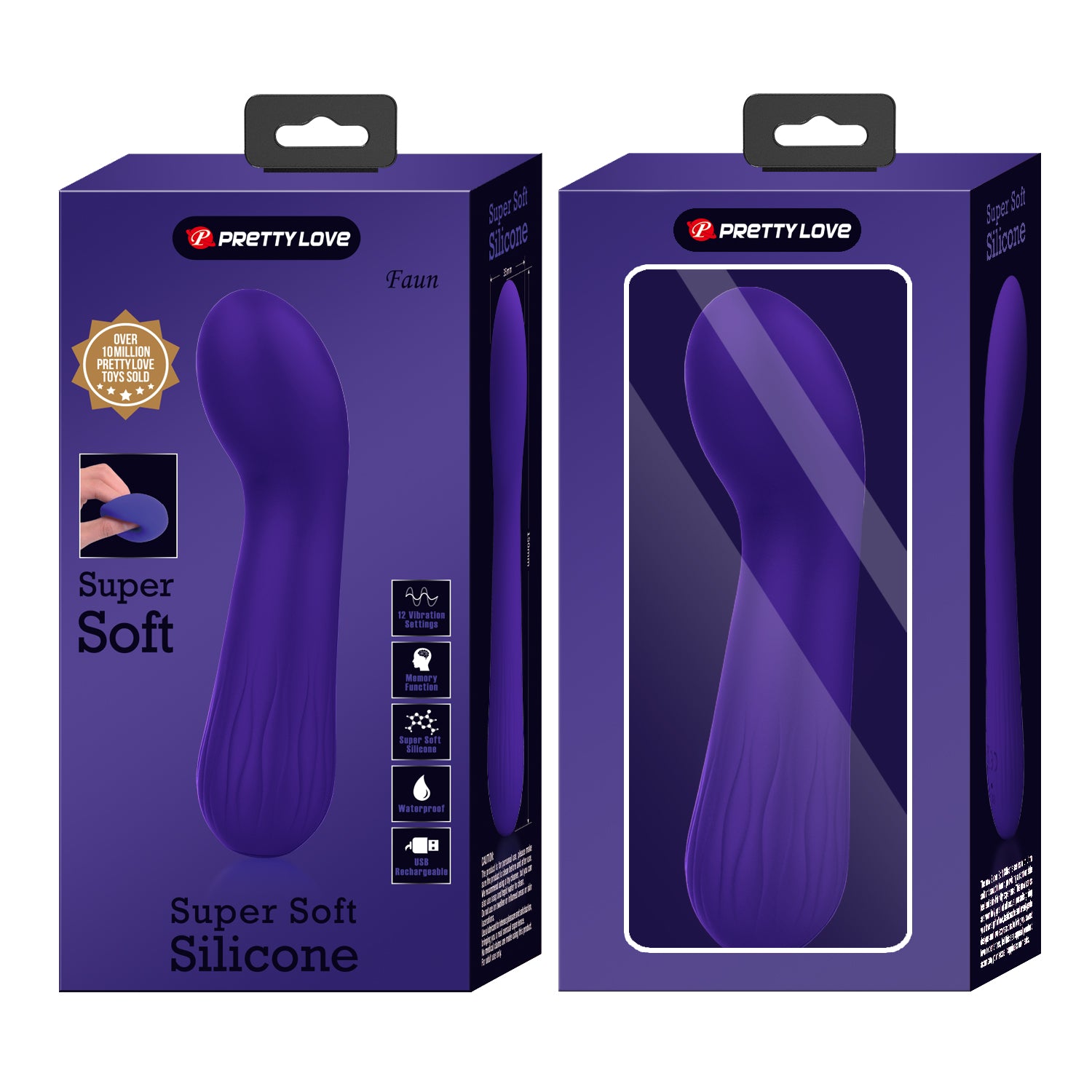 Baile Pretty Love FAUN Silicone Flexible G-Spot Vibrator - - G-Spot Vibrators