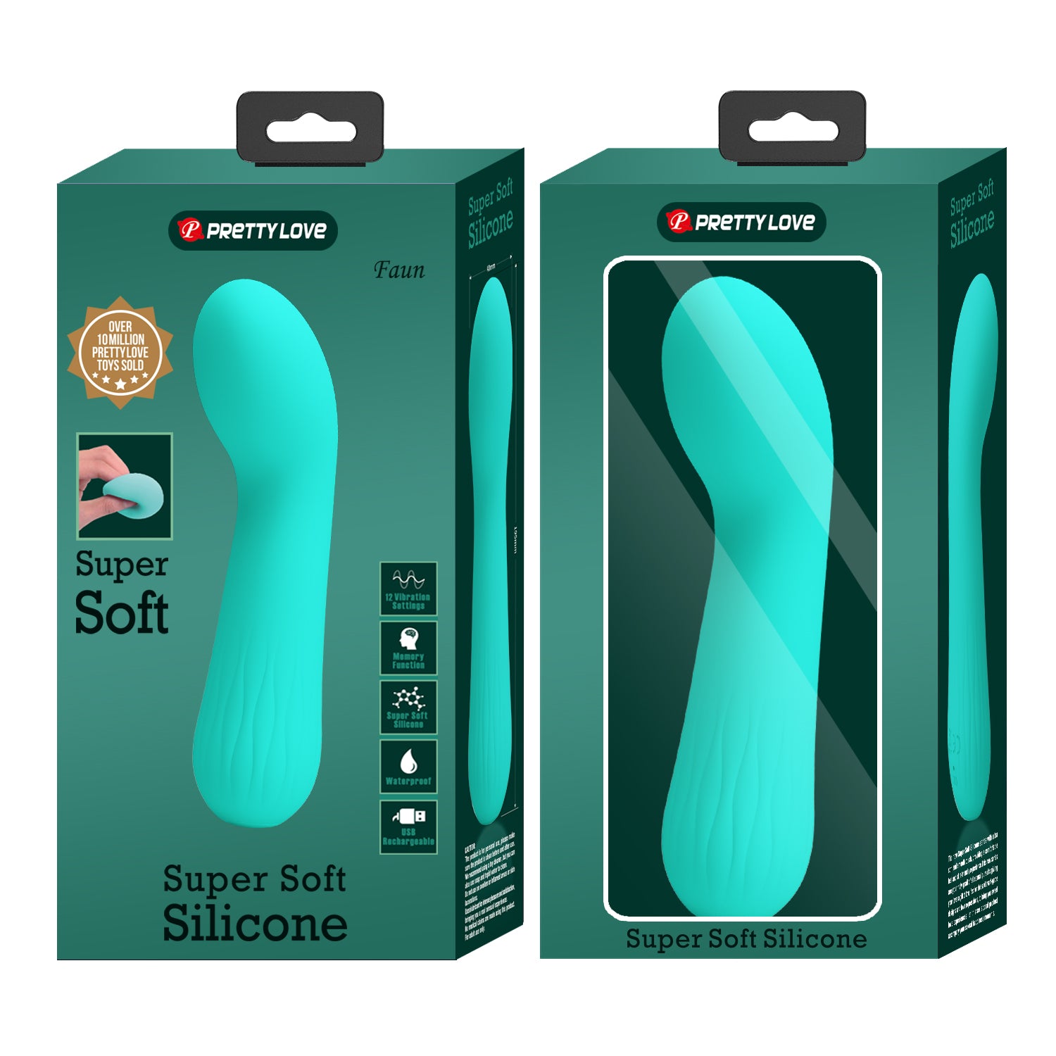 Baile Pretty Love FAUN Silicone Flexible G-Spot Vibrator - - G-Spot Vibrators