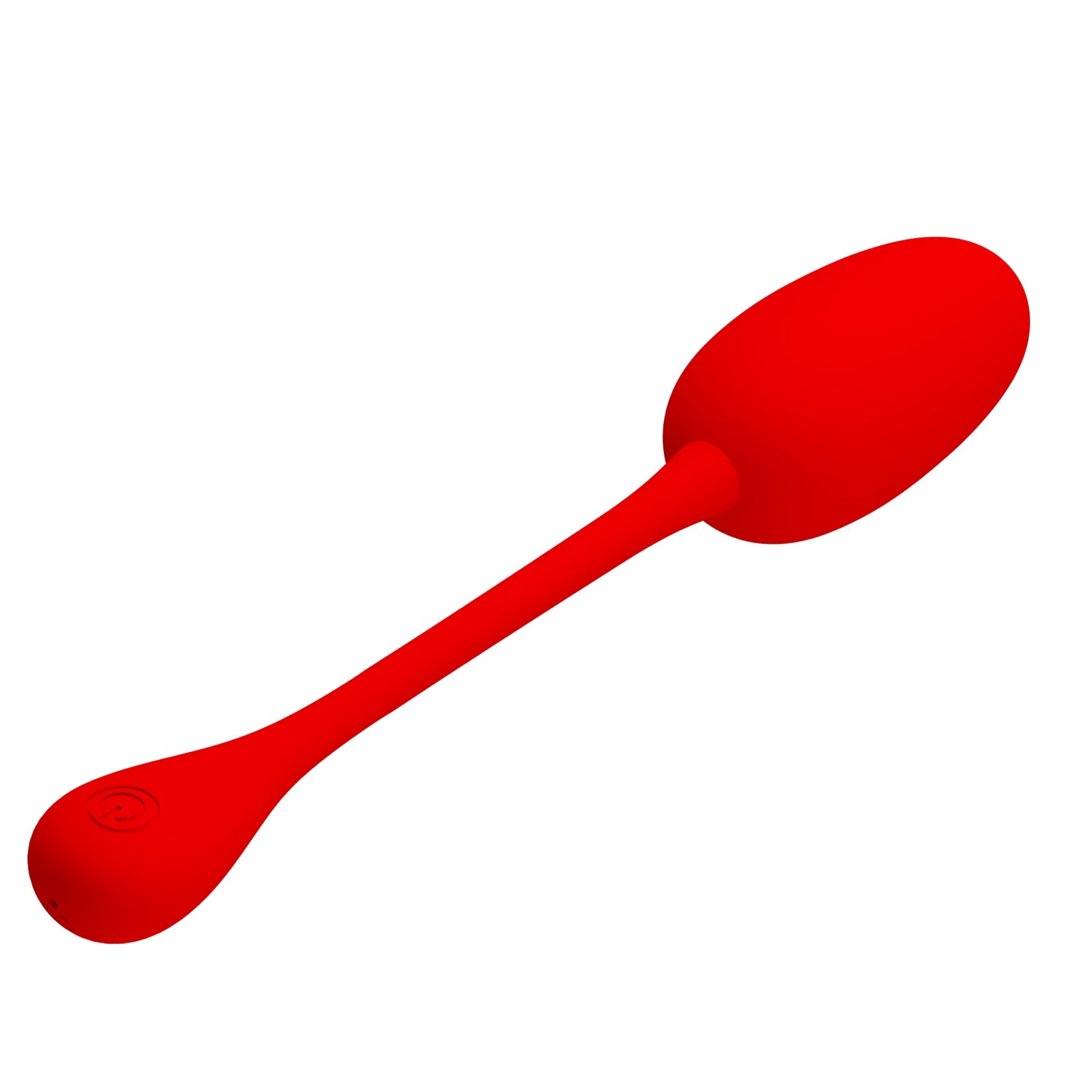 Baile Pretty Love KNUCKER Silicone Egg Vibrator - Red - Love Eggs and Kegel Exercisers