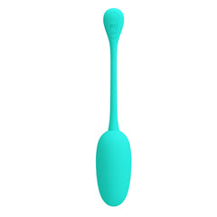 Baile Pretty Love KNUCKER Silicone Egg Vibrator - Green - Love Eggs and Kegel Exercisers