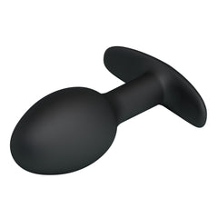 Pretty Love Silicone Anal Balls Butt Plug Black - - Butt Plugs