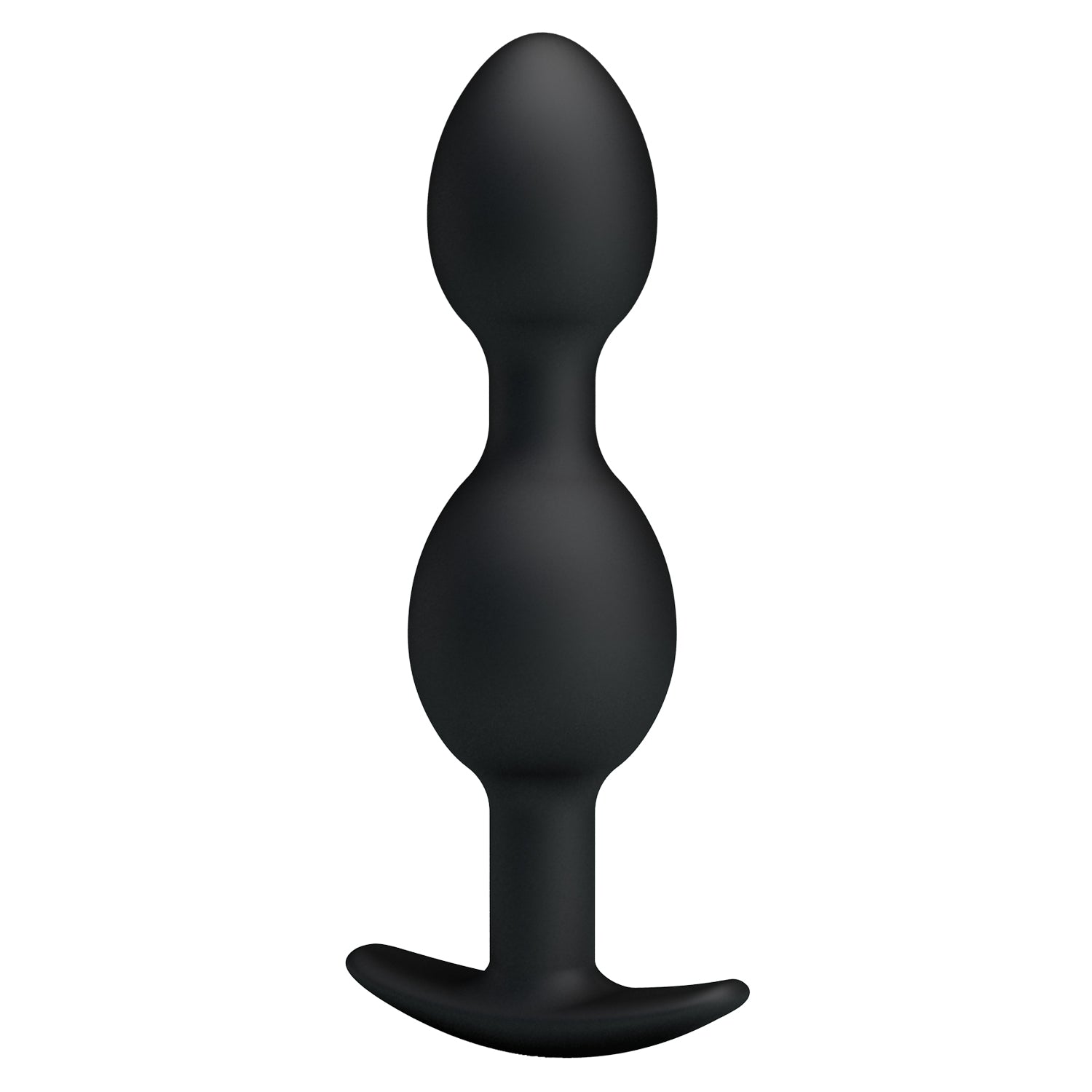 Pretty Love Silicone Anal Balls Butt Plug Black - - Butt Plugs