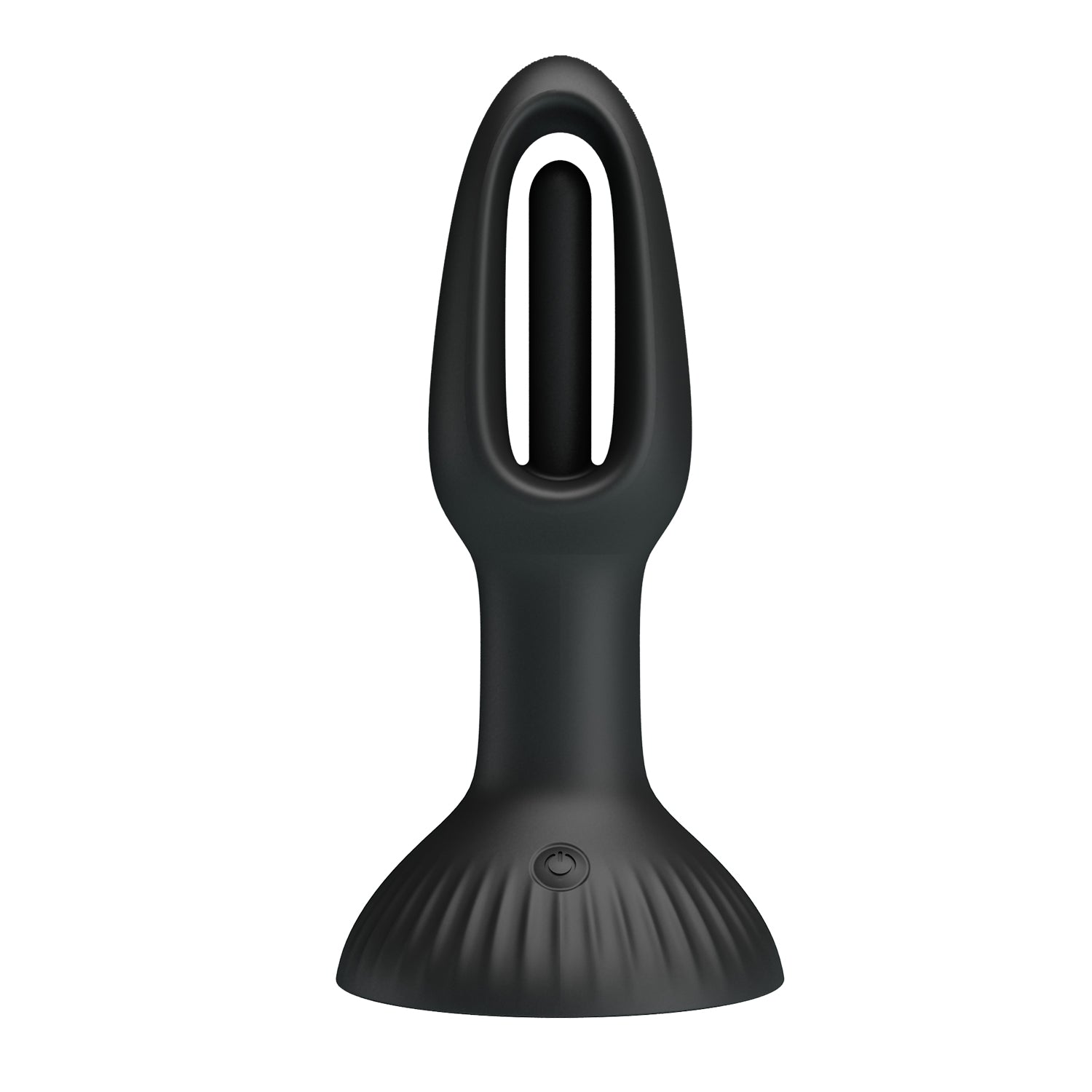 Baile Hubert Vibrating and Wiggling Butt Plug - Black - Butt Plugs