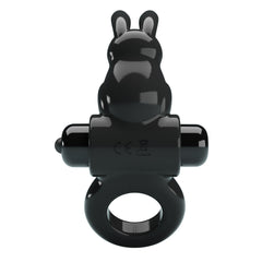 Pretty Love Exciting Vibrating Cock Ring With Rabbit Ears - - Vibrating Cock Rings