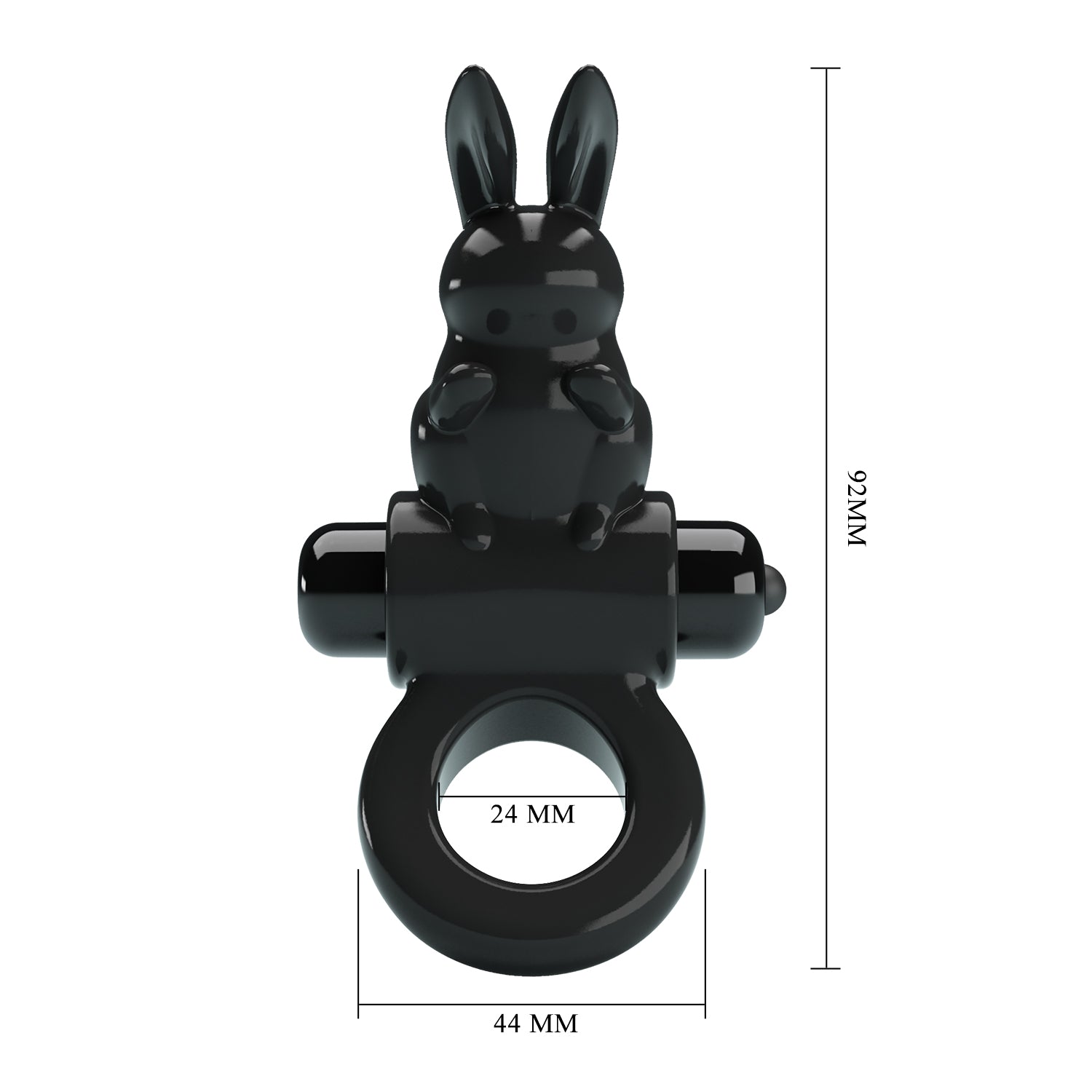Pretty Love Exciting Vibrating Cock Ring With Rabbit Ears - - Vibrating Cock Rings