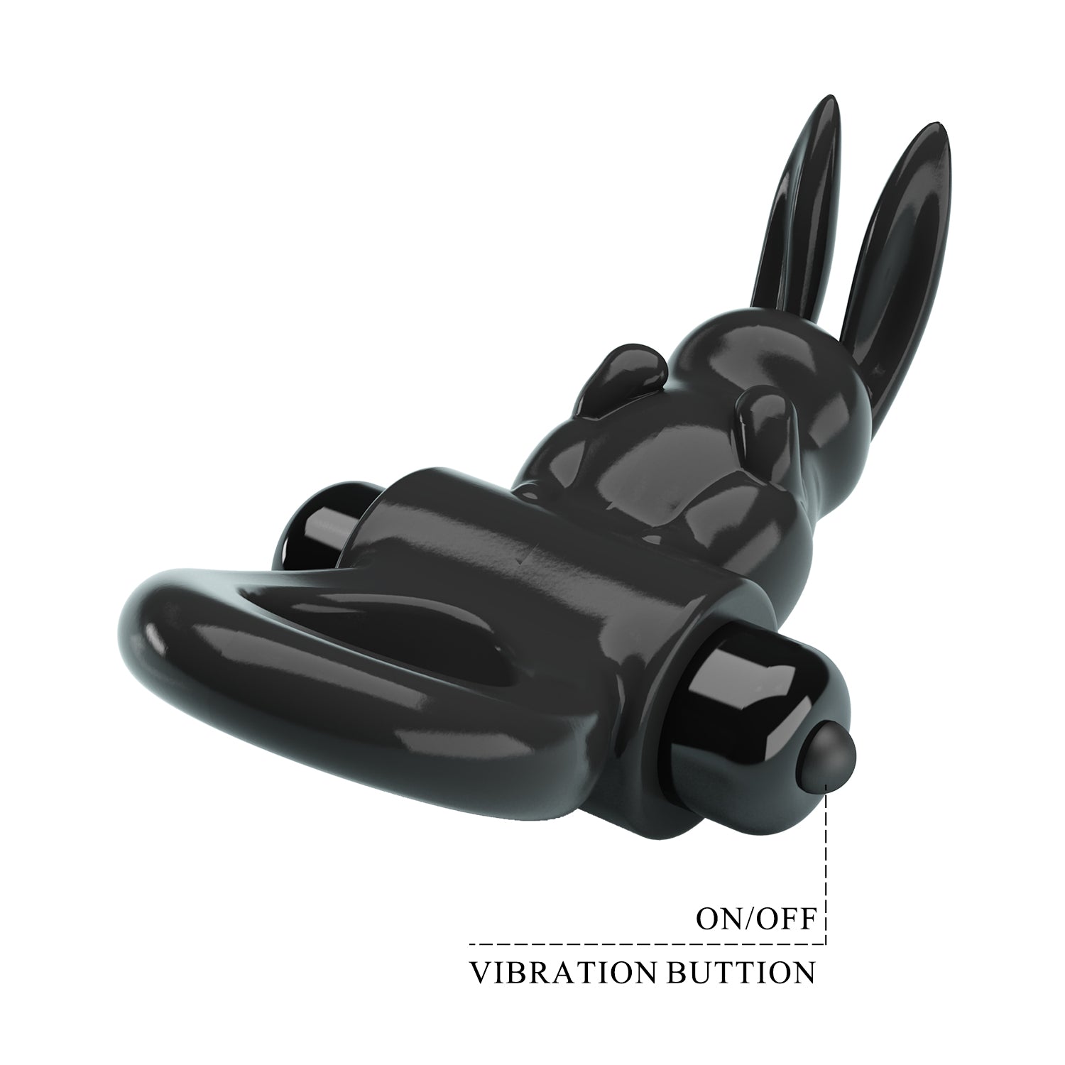 Pretty Love Exciting Vibrating Cock Ring With Rabbit Ears - - Vibrating Cock Rings