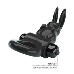 Pretty Love Exciting Vibrating Cock Ring With Rabbit Ears - - Vibrating Cock Rings
