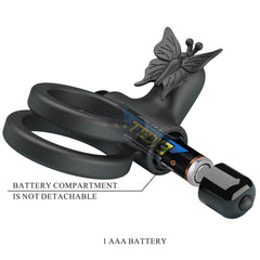 Pretty Love Vibrating Passionate Silicone Cock Ring IX - - Vibrating Cock Rings