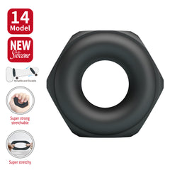 Baile Jarvius Super Soft Silicone Cock Ring No.14 - Default Title - Stretchy Cock Rings