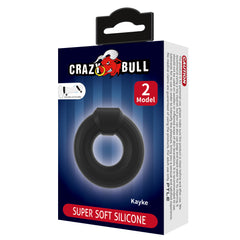Baile Kayke Super Soft Male Silicone Cock Ring No. 2 - - Stretchy Cock Rings