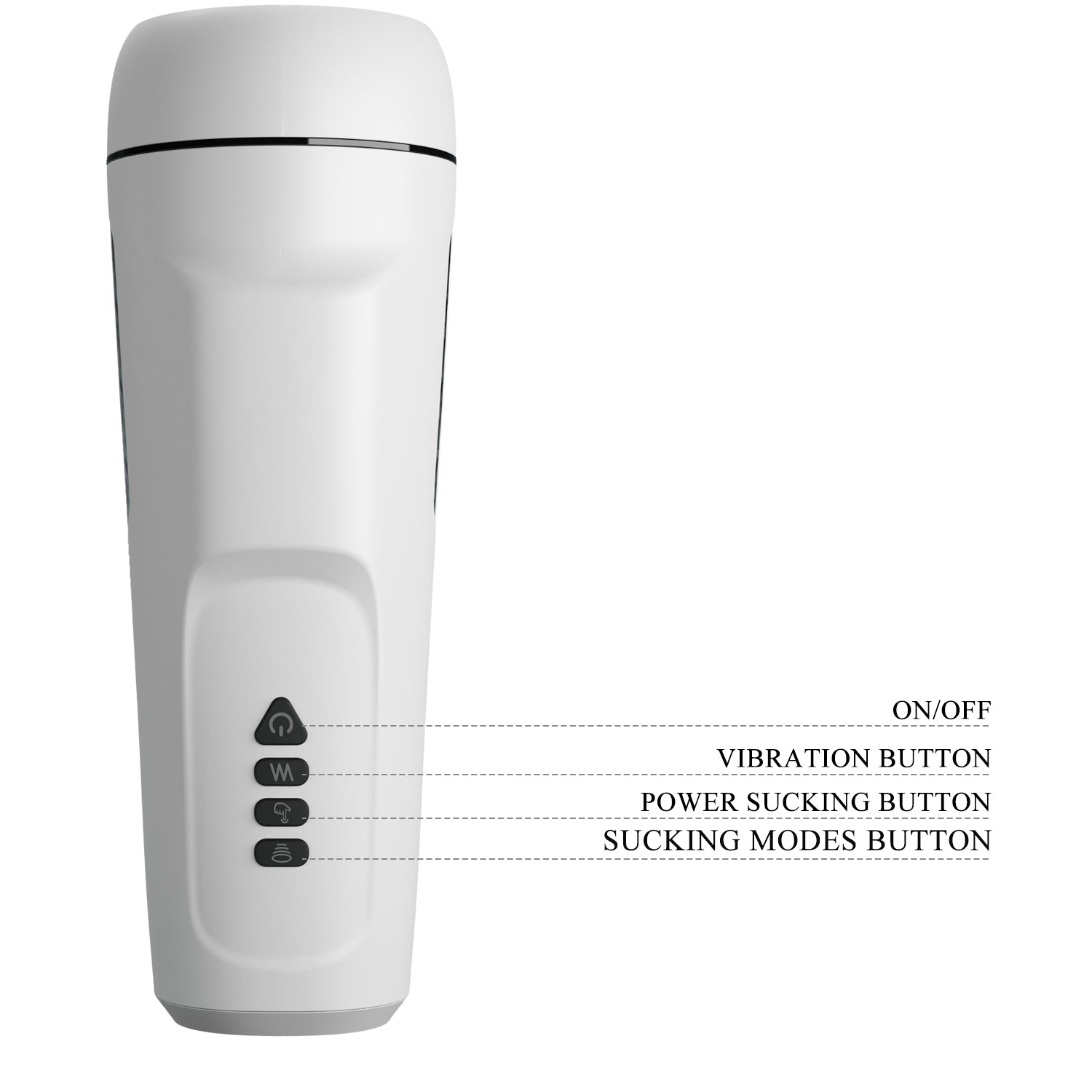 Pretty Love Sienna Rechargeable Mens Masturbator - - Masturbators and Strokers