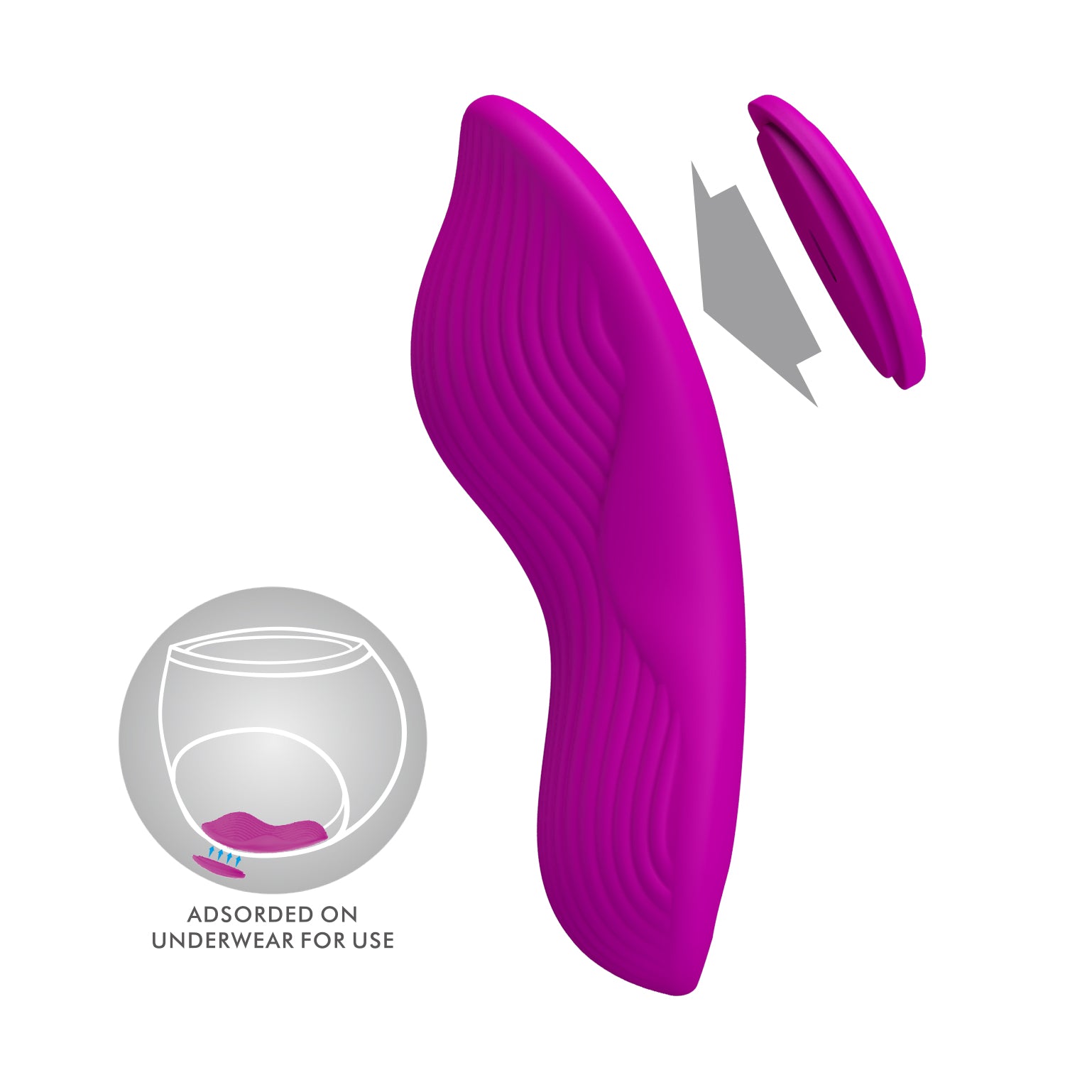 Pretty Love Rechargeable Romario Panty Vibrator Purple - - Remote Control Vibrators