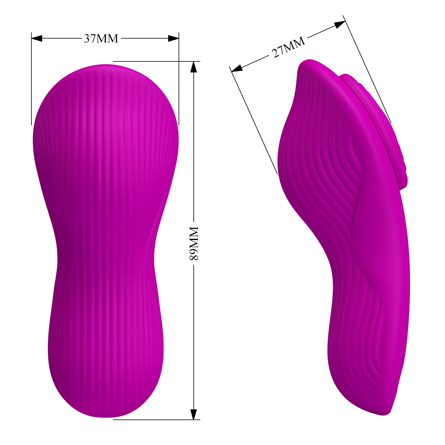 Pretty Love Rechargeable Romario Panty Vibrator Purple - - Remote Control Vibrators