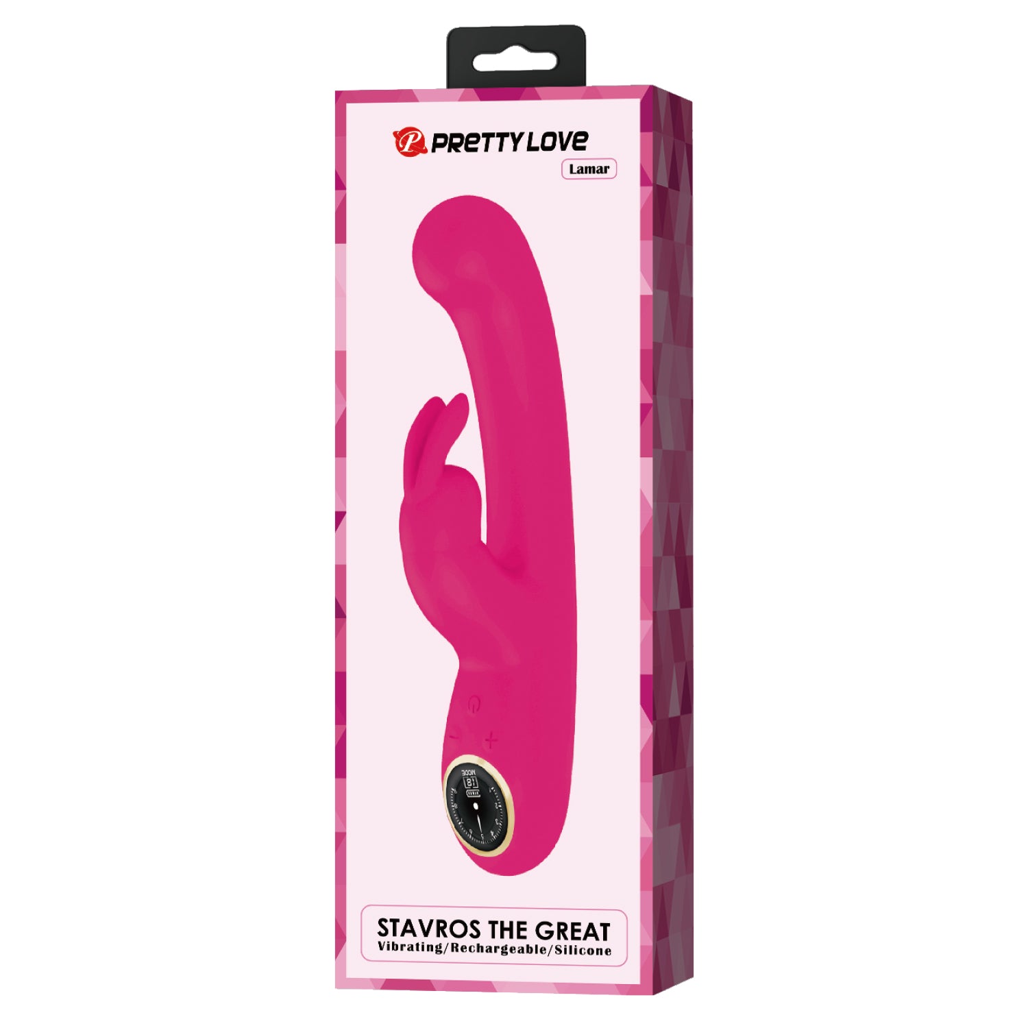 Baile Pretty Love LAMAR Super Soft Silicone Rabbit Vibrator - - Rabbit Vibrators