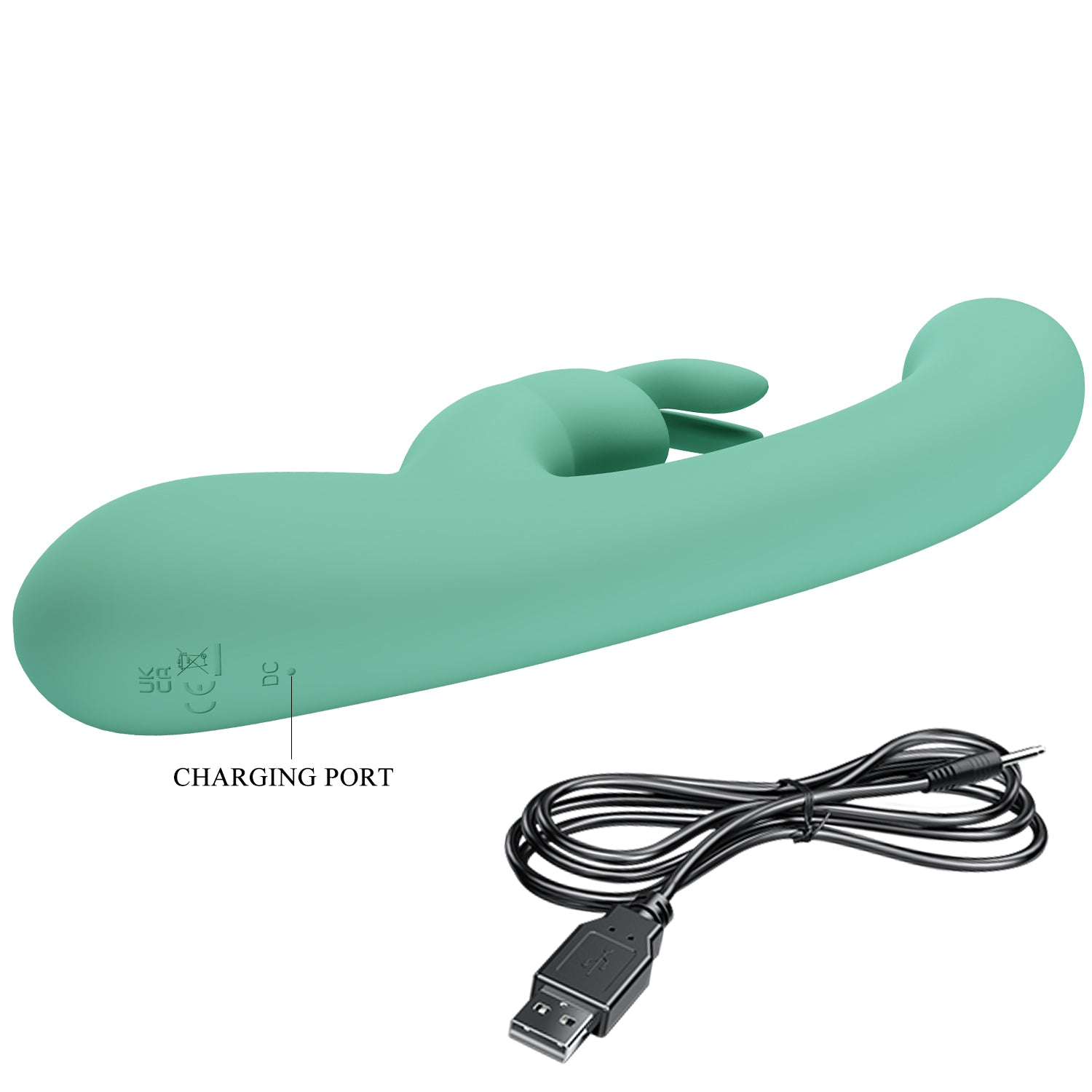 Baile Pretty Love LAMAR Super Soft Silicone Rabbit Vibrator - - Rabbit Vibrators