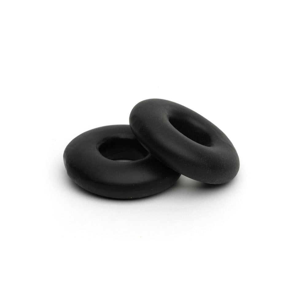 Sport Fucker Stacker Silicone Rings - Black - Cock Rings