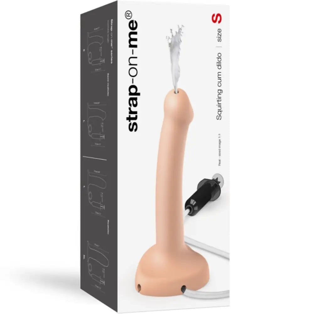 strap on me Semi Realistic Cum Ejaculating Dildo Ejaculation - - Personal Massagers