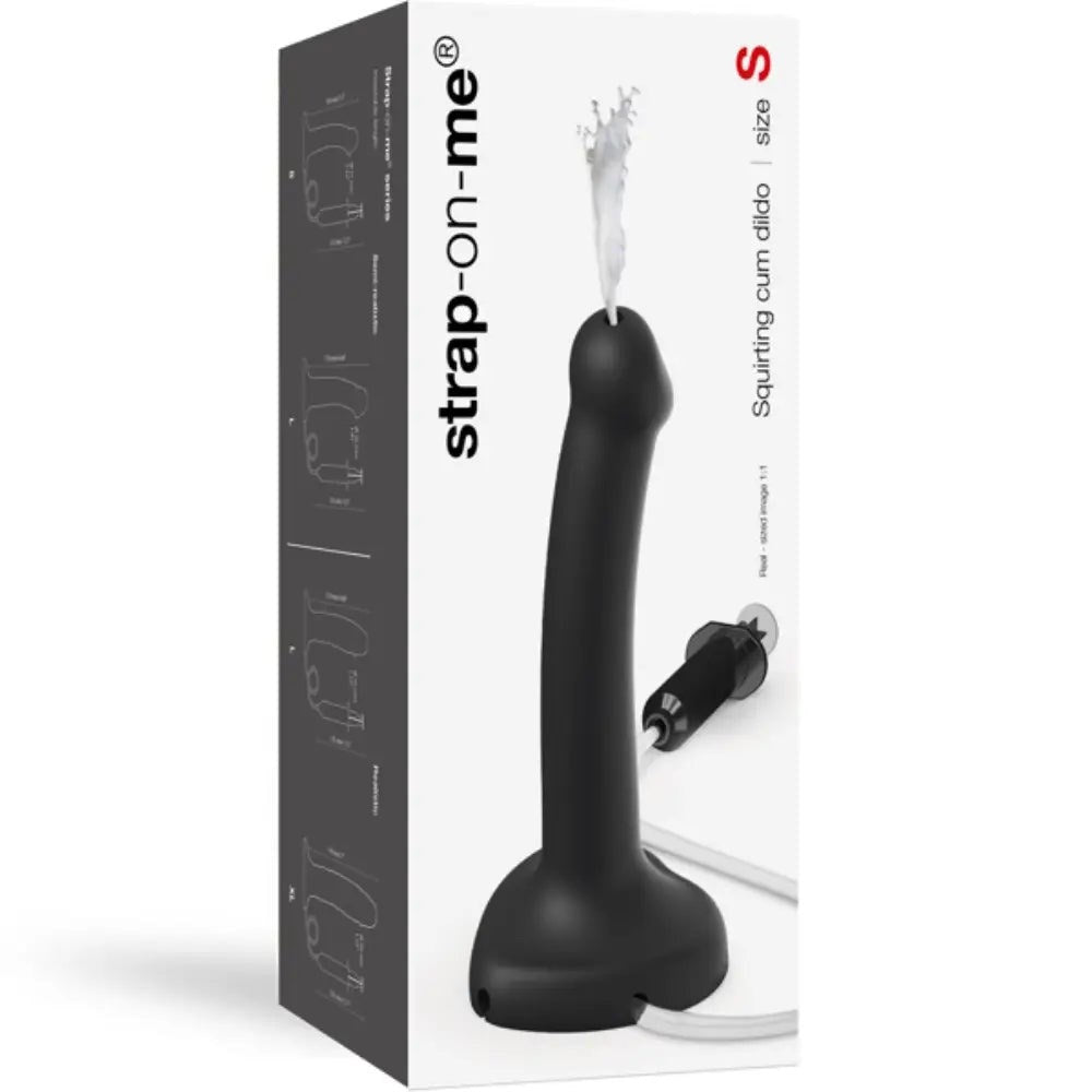 strap on me Semi Realistic Cum Ejaculating Dildo Ejaculation - - Personal Massagers