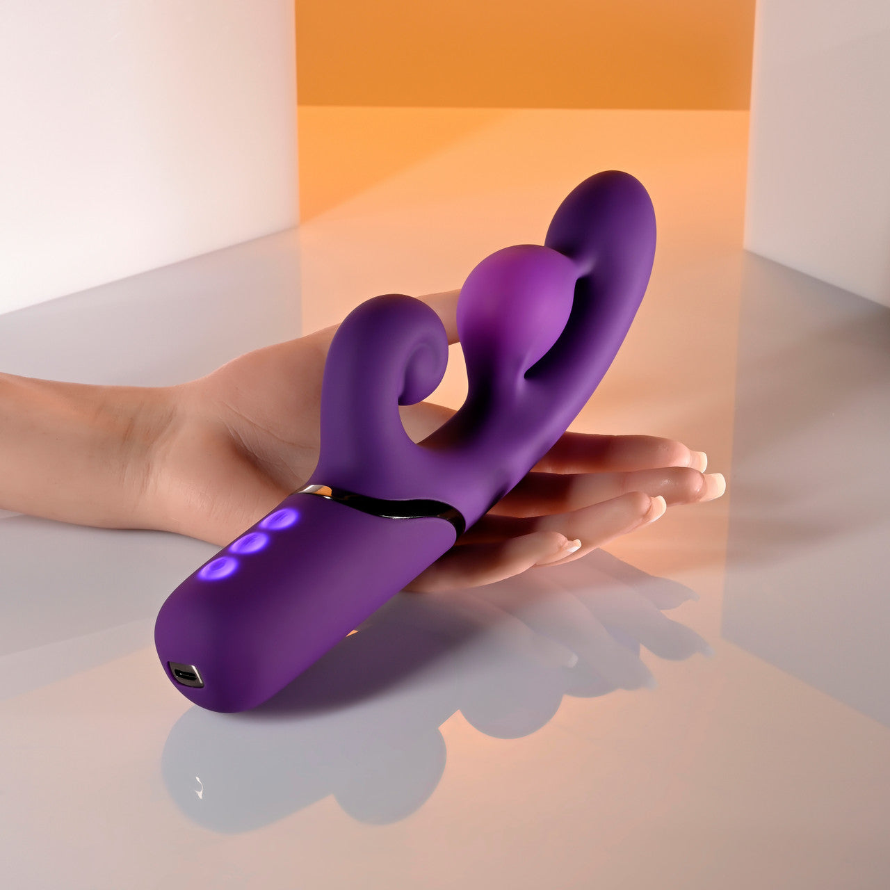 Evolved Pleasure Puff Inflatable Rechargeable Rabbit Vibe - - Rabbit Vibrators